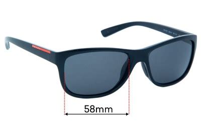 Replacement Lenses for Prada SPS05P 58mm by Sunglass Fix™